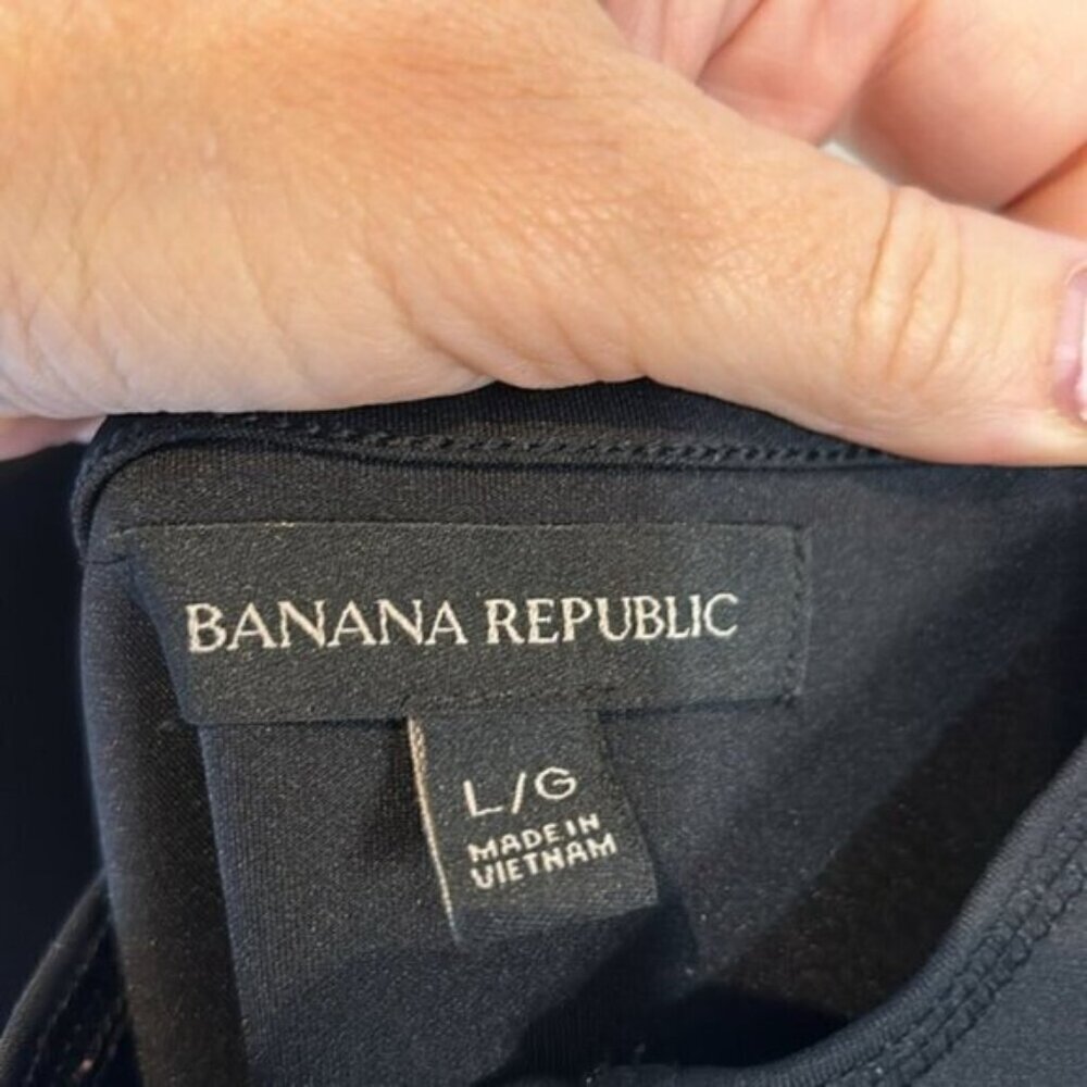 Banana Republic Life In Motion Performance Neoprene Dress in black size large - Picture 5 of 5